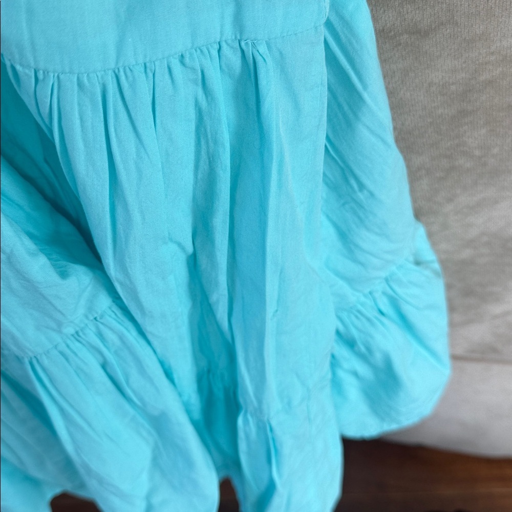 NWT Anthropologie By Anthropologie Square-Neck Tiered Dress Size M - Picture 14 of 14